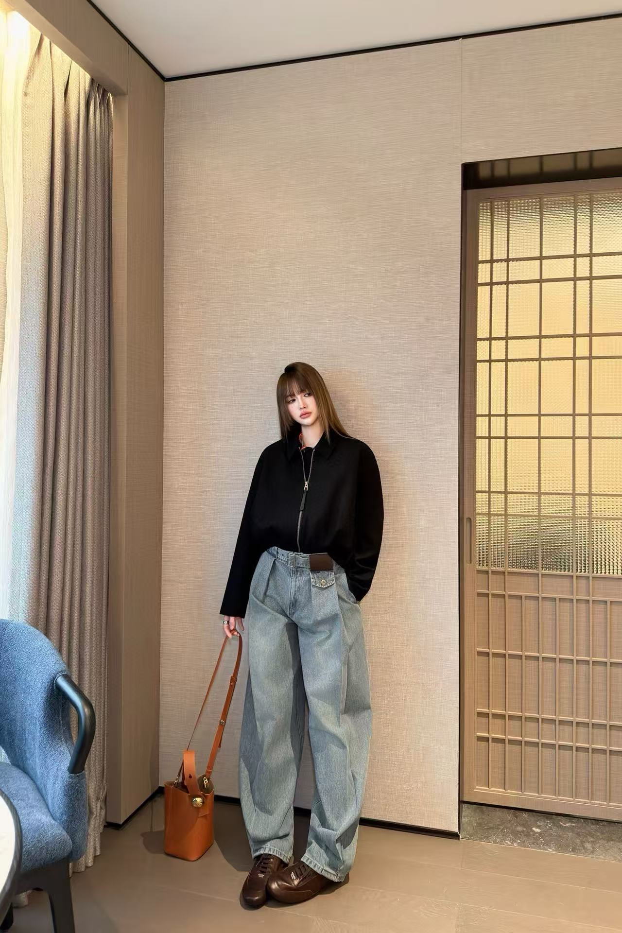 L0WEW ハイウエストジーンズ【50％割引+送料無料】