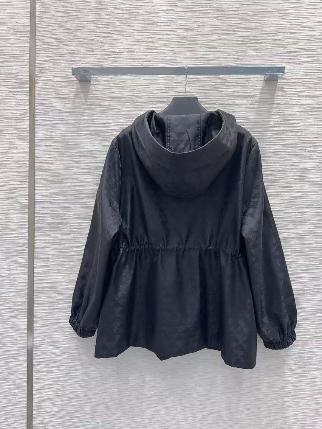 PR4DA ジャカード フード付き ウエスト絞り ジャケット【50％割引+送料無料】