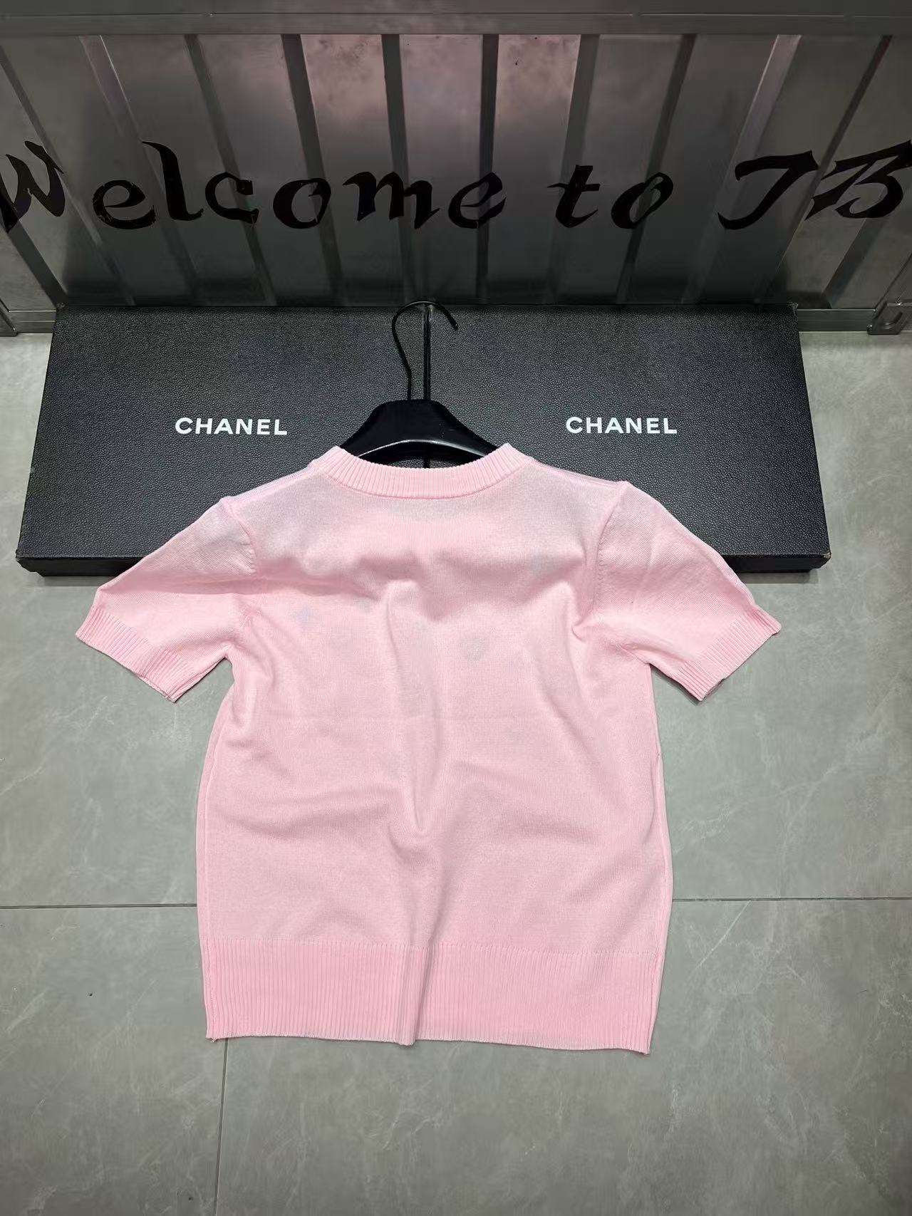 LV刺繍四つ葉のクローバー半袖セーター【50％割引+送料無料】