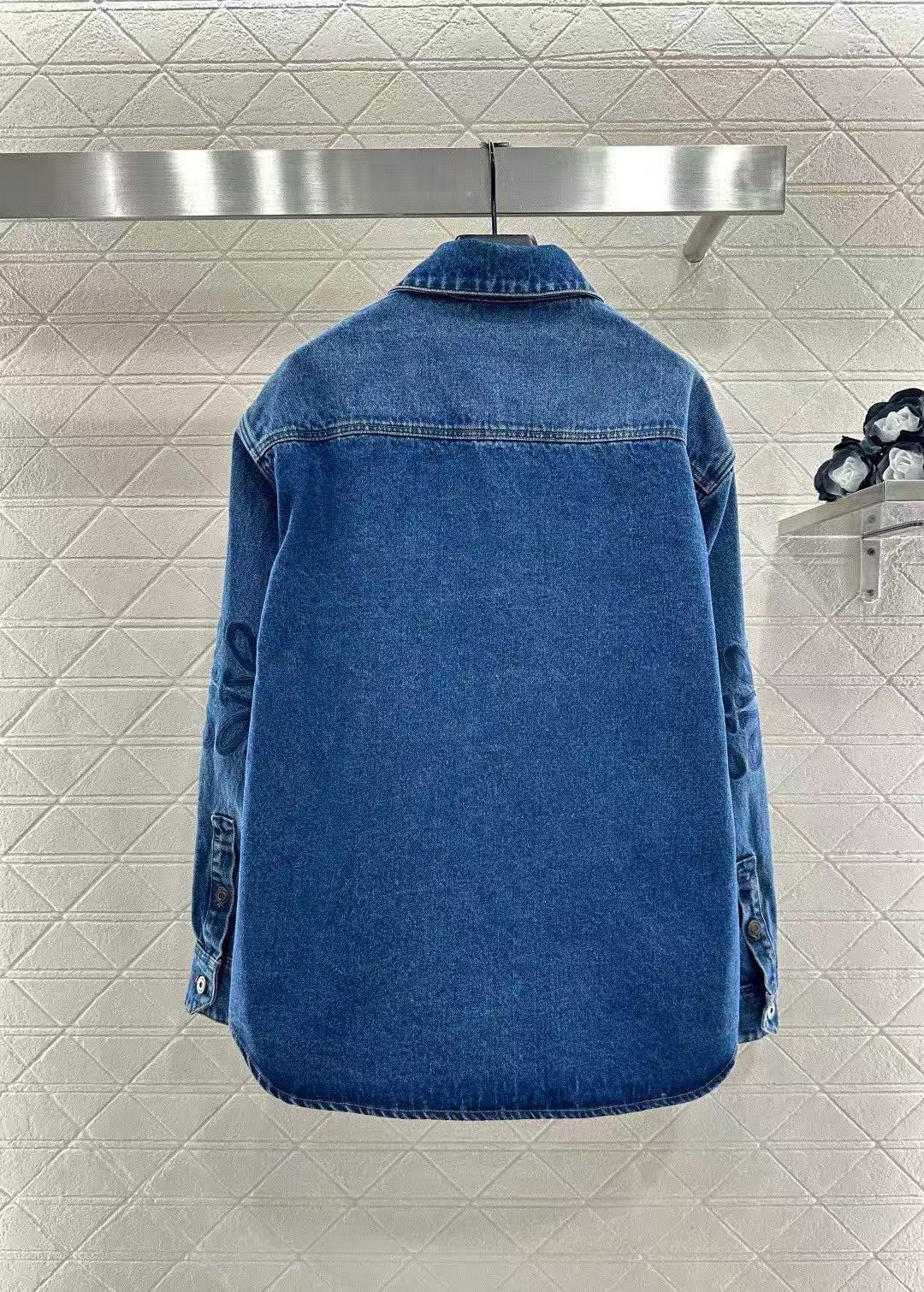 L0WEW シンプルデニムシャツ【50％割引+送料無料】