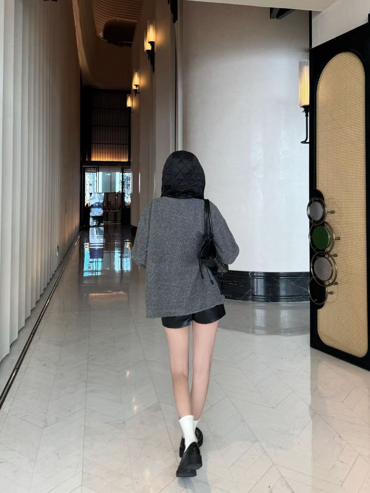 PR4DA トライアングルロゴ ウール フードジャケット【50％割引+送料無料】