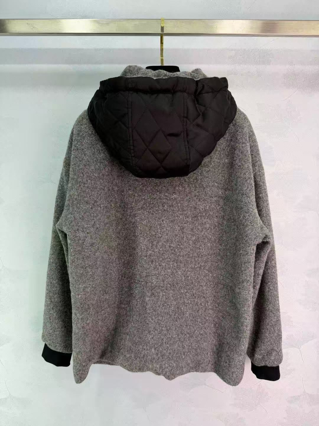 PR4DA トライアングルロゴ ウール フードジャケット【50％割引+送料無料】