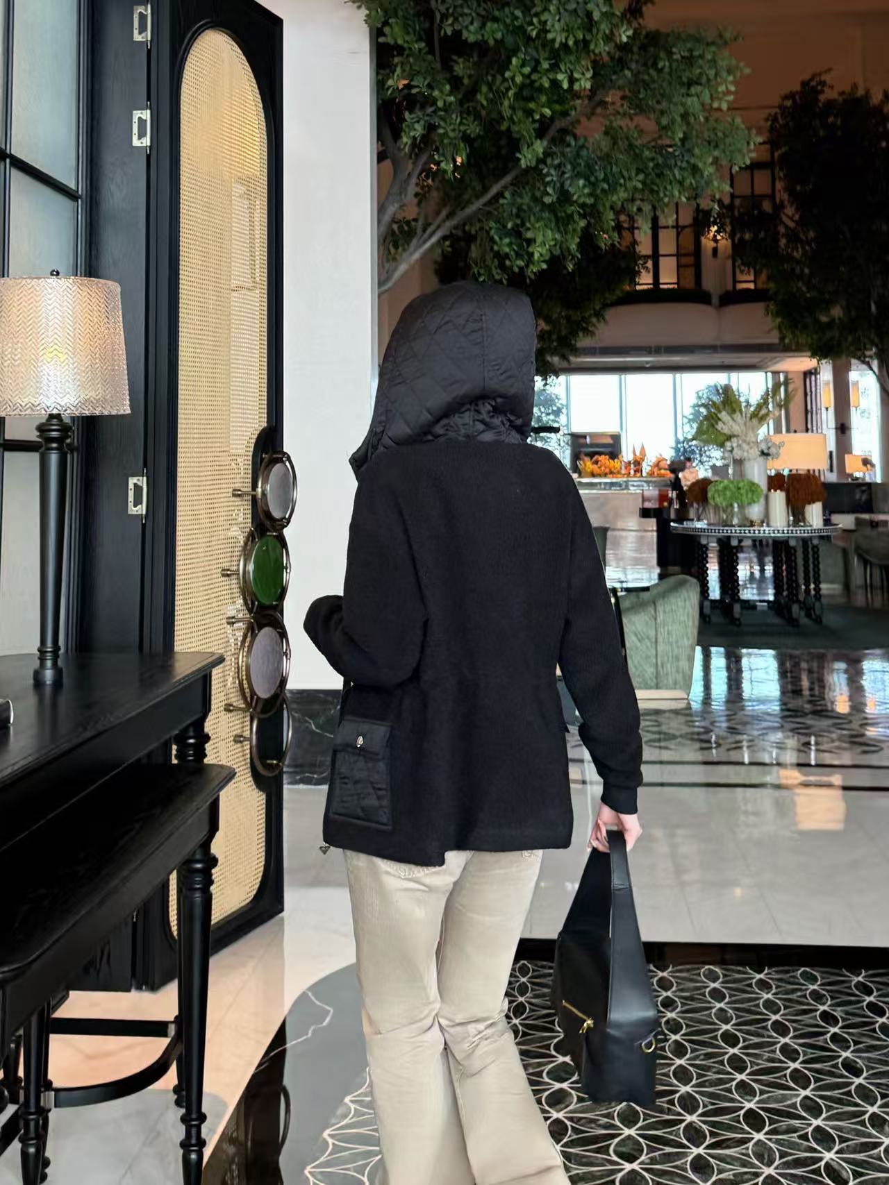 PR4DA トライアングルロゴ ウール フードジャケット【50％割引+送料無料】