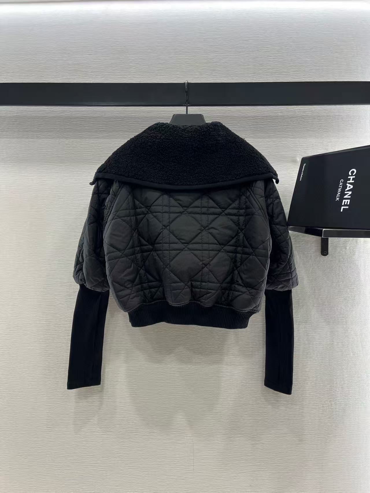 DIOR チェック柄 ジッパー コットン ジャケット【50％割引+送料無料】