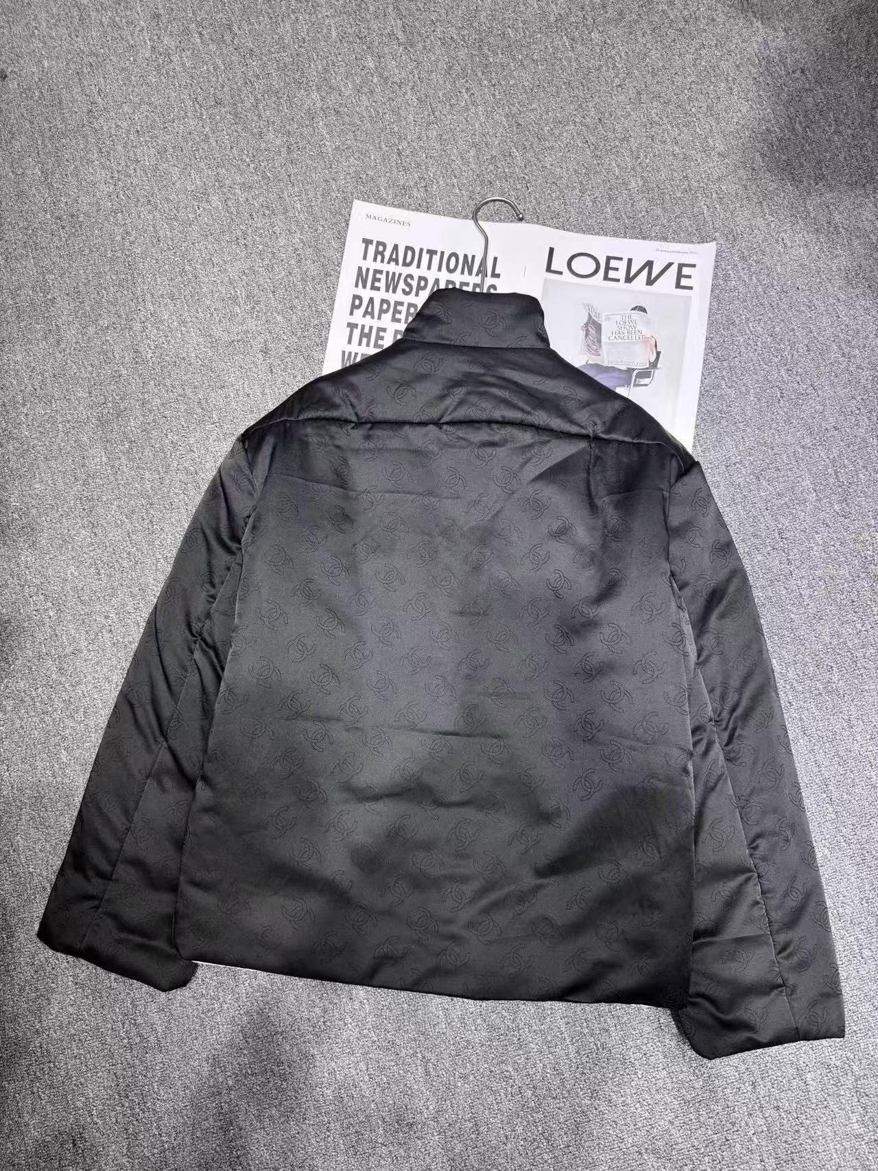 CHANE1 フルダブルCジャカードダウンコットンジャケット【50％割引+送料無料】