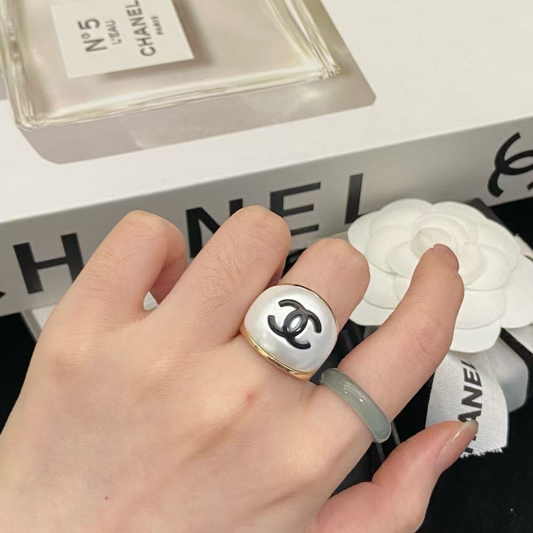 CHANE1 ダブルC ミニマリストリング【50％割引+送料無料】