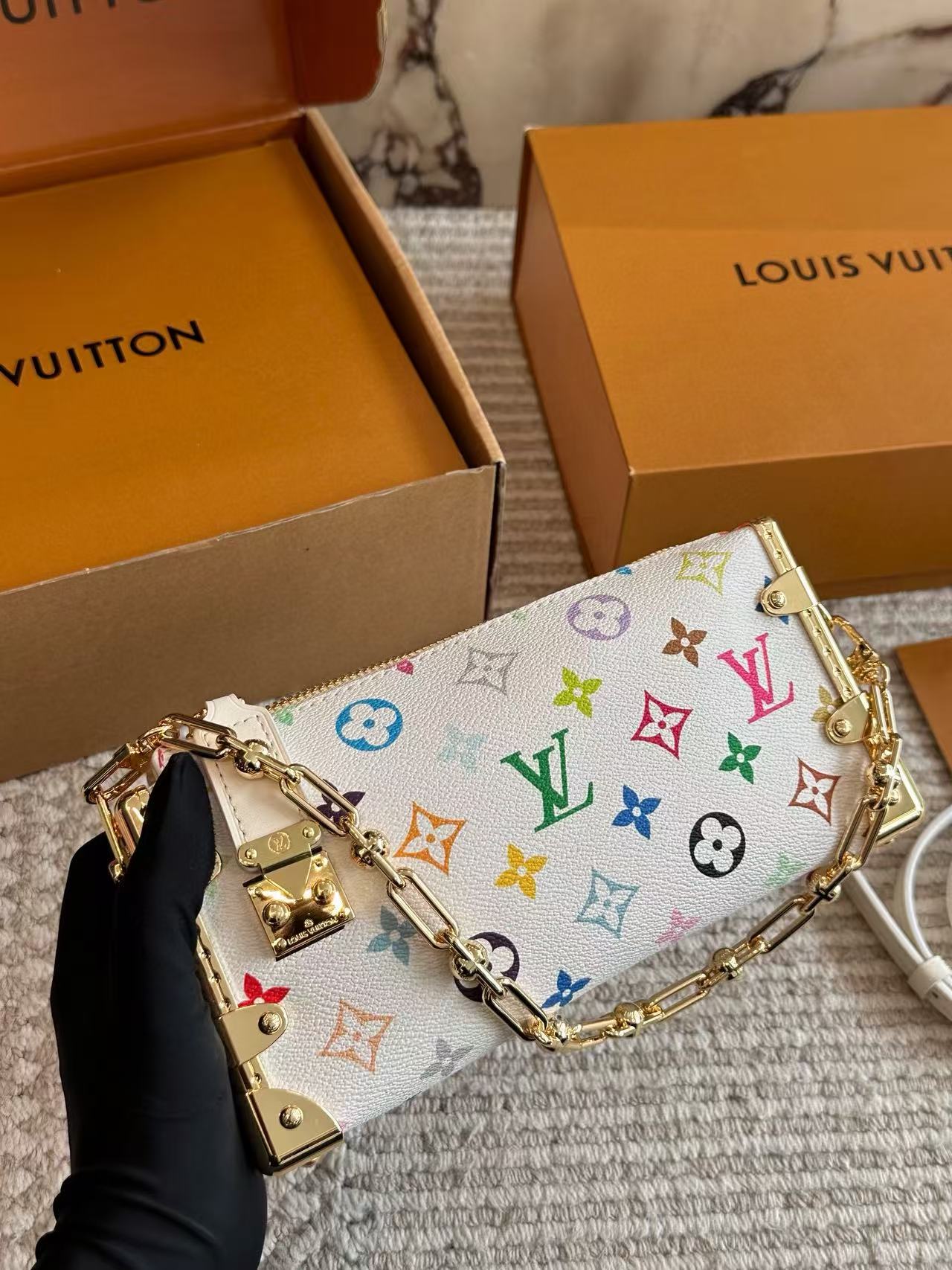 LV Side trunkチェーンバッグ【50％割引+送料無料】