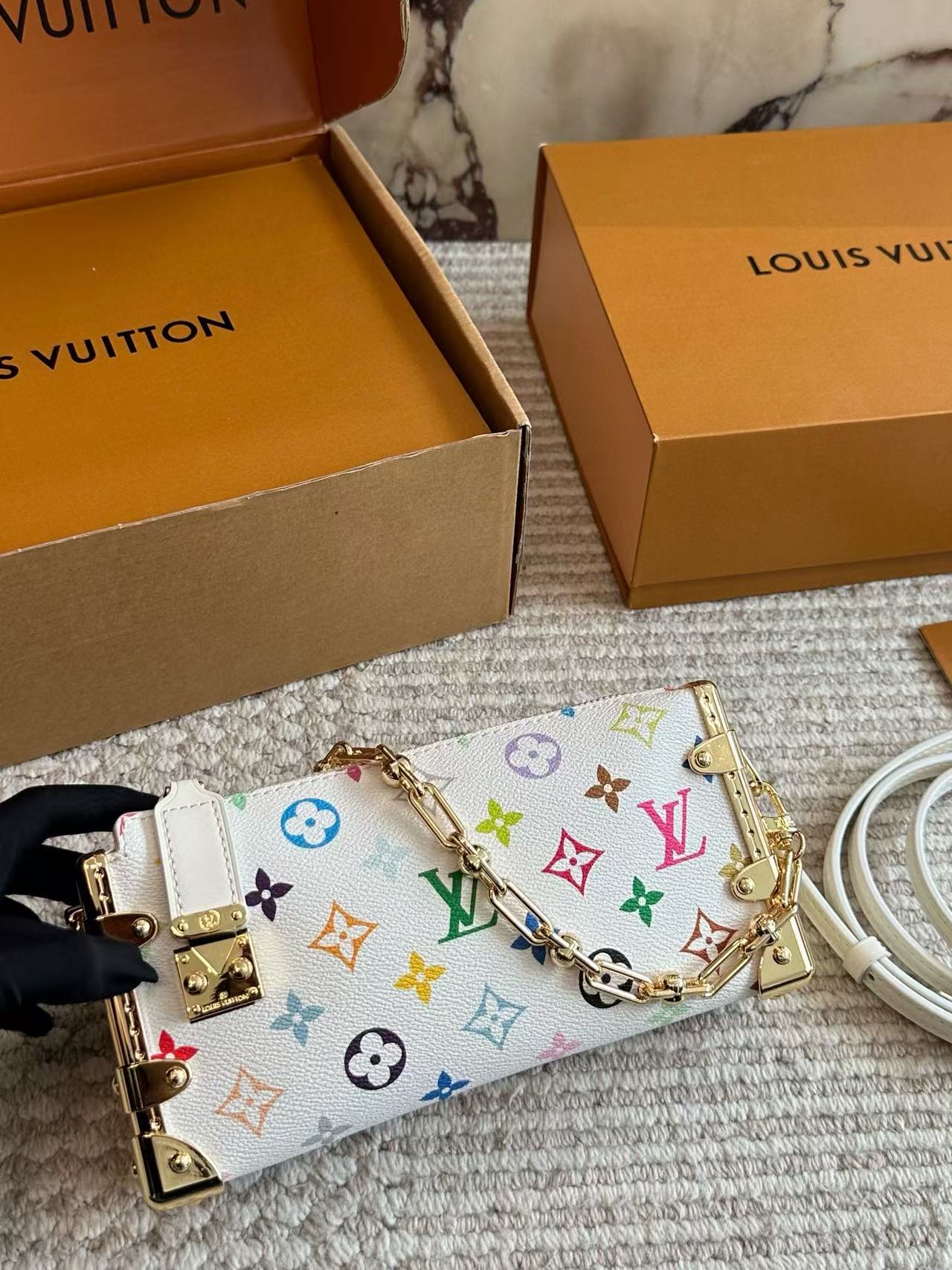 LV Side trunkチェーンバッグ【50％割引+送料無料】