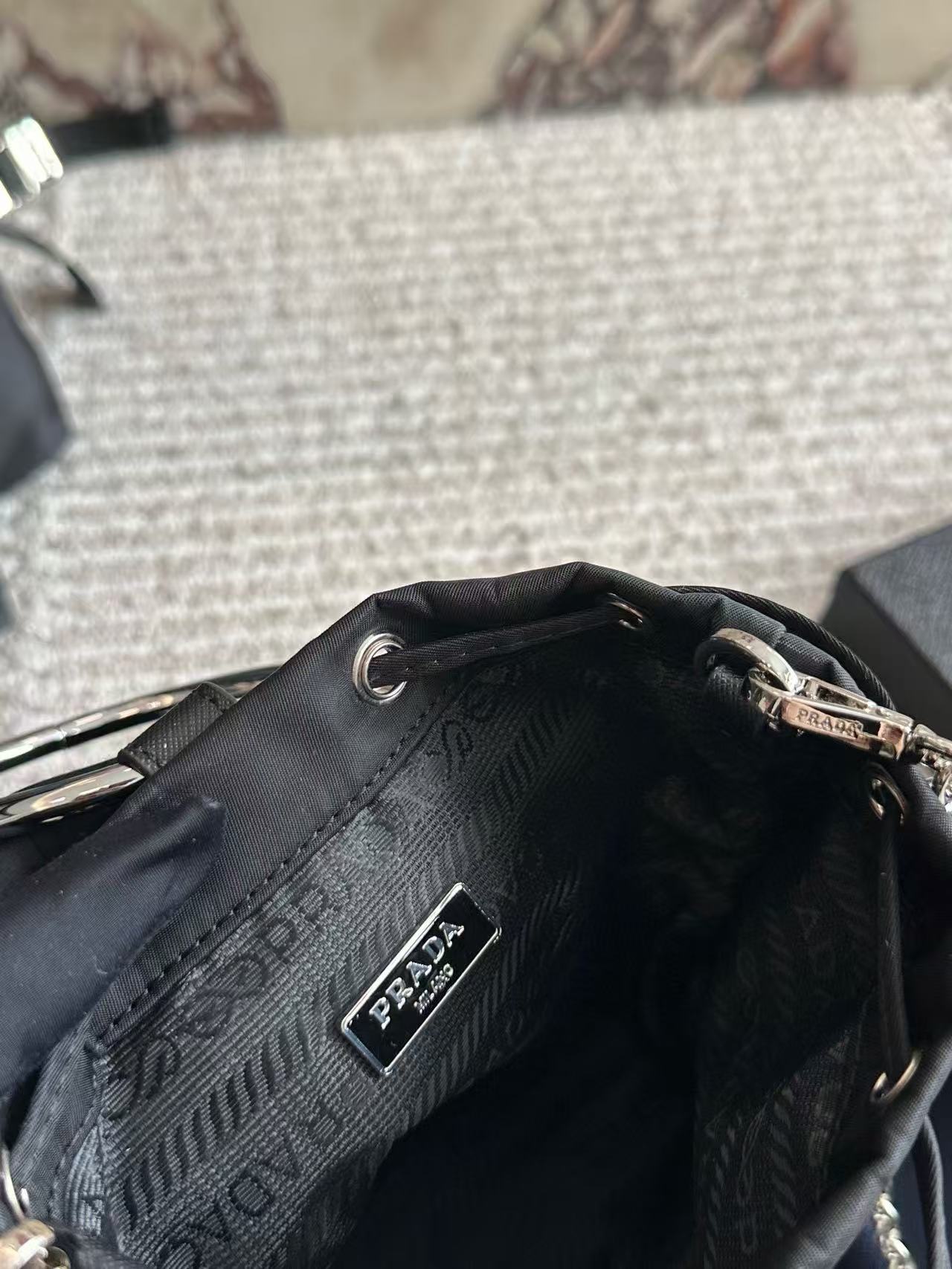 PR4DA チェーンキャンバスバケットトートバッグ【50％割引+送料無料】