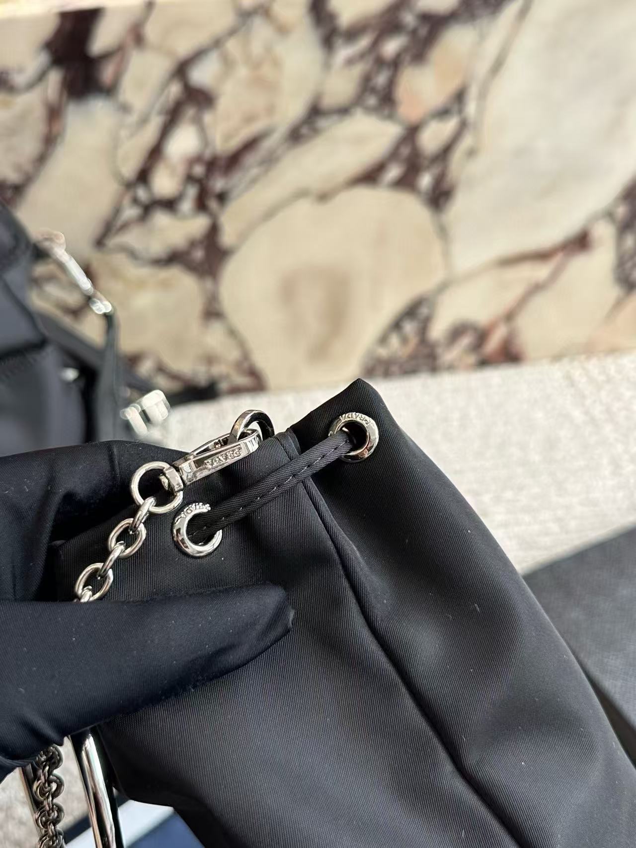 PR4DA チェーンキャンバスバケットトートバッグ【50％割引+送料無料】