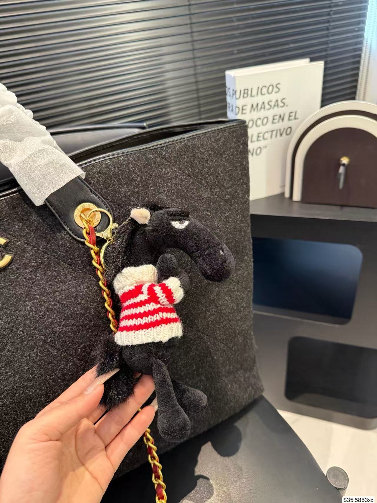 CHANE1 ウールチェーンビーチバッグ【50％割引+送料無料】