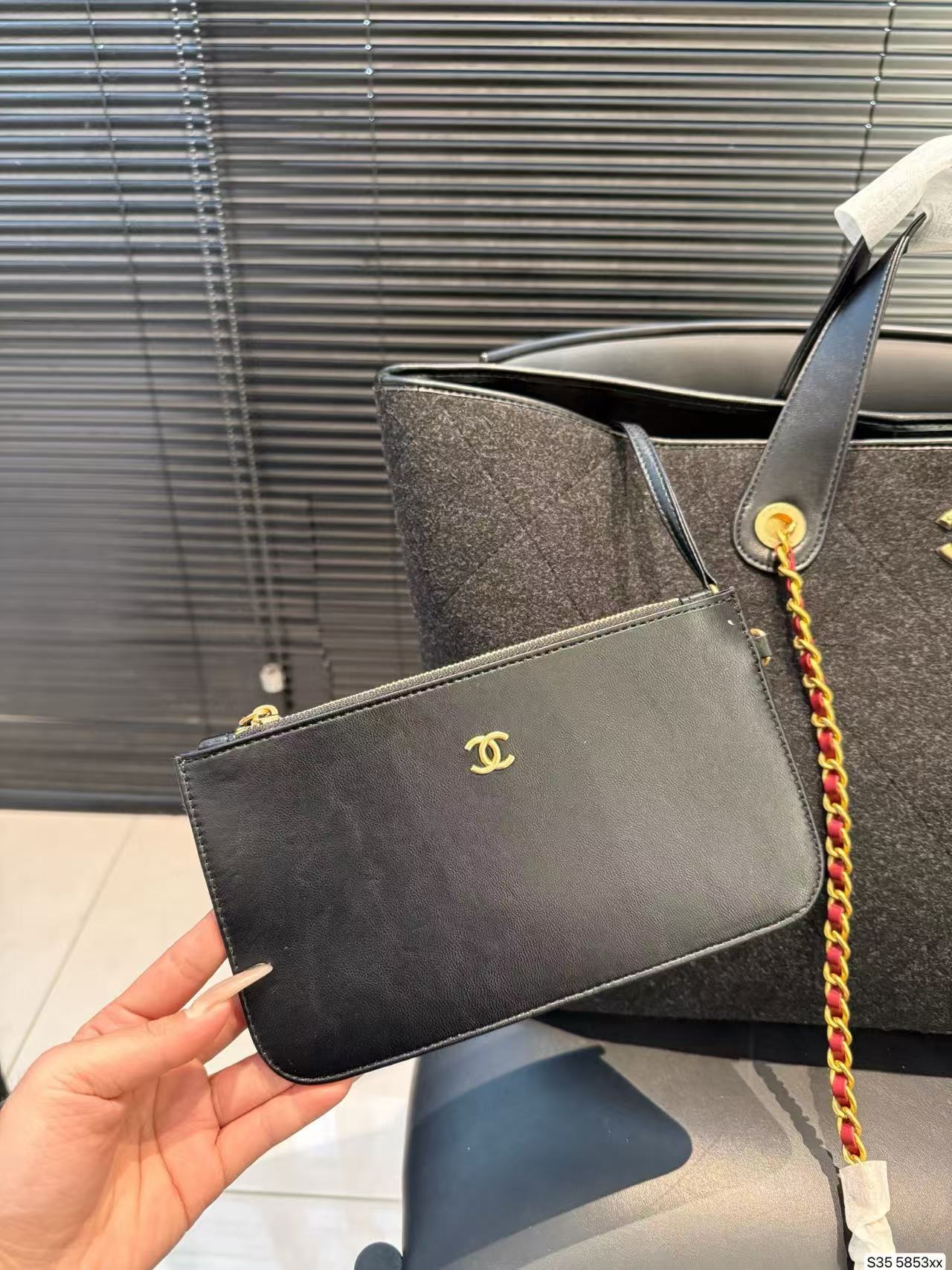 CHANE1 ウールチェーンビーチバッグ【50％割引+送料無料】