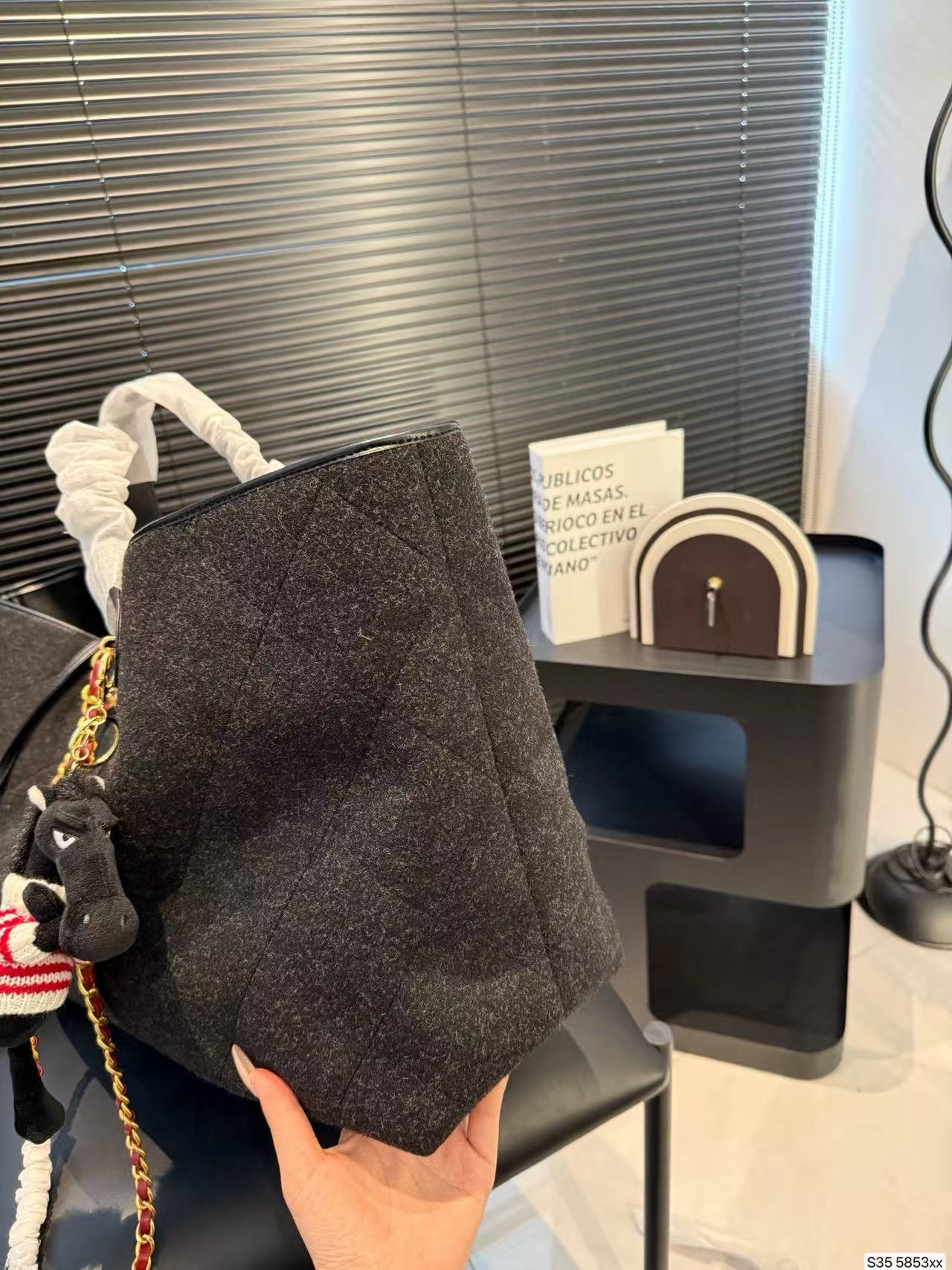 CHANE1 ウールチェーンビーチバッグ【50％割引+送料無料】