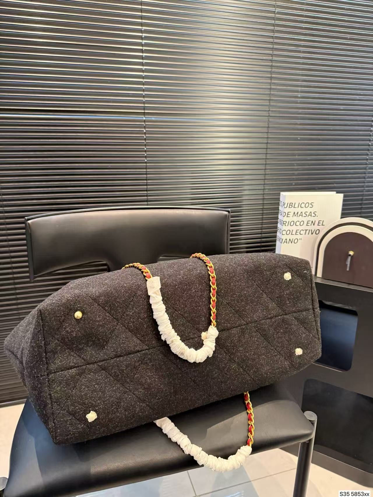 CHANE1 ウールチェーンビーチバッグ【50％割引+送料無料】