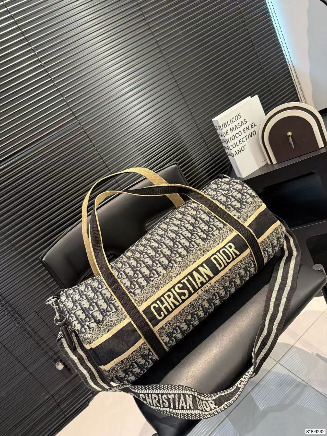 DIOR プリント トラベルバッグ【50％割引+送料無料】