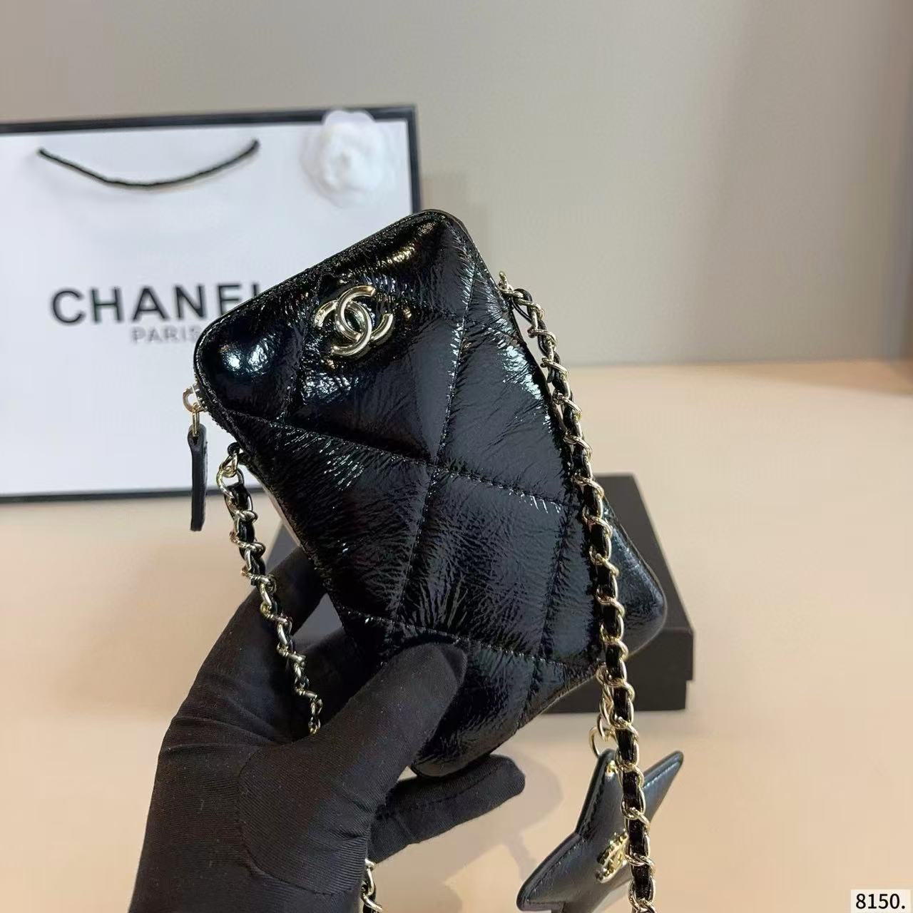 CHANE1 五芒星チェーンバッグ【50％割引+送料無料】