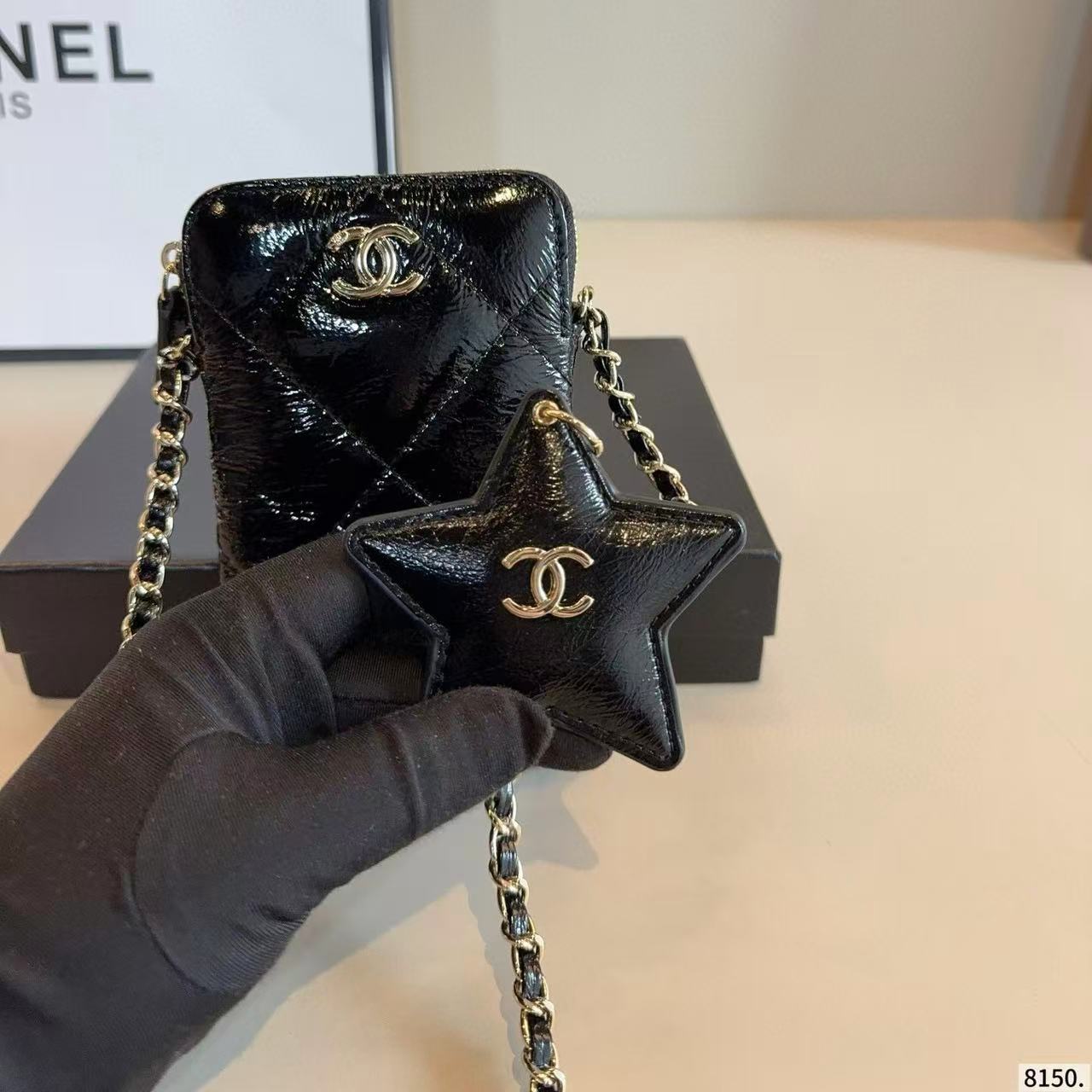 CHANE1 五芒星チェーンバッグ【50％割引+送料無料】