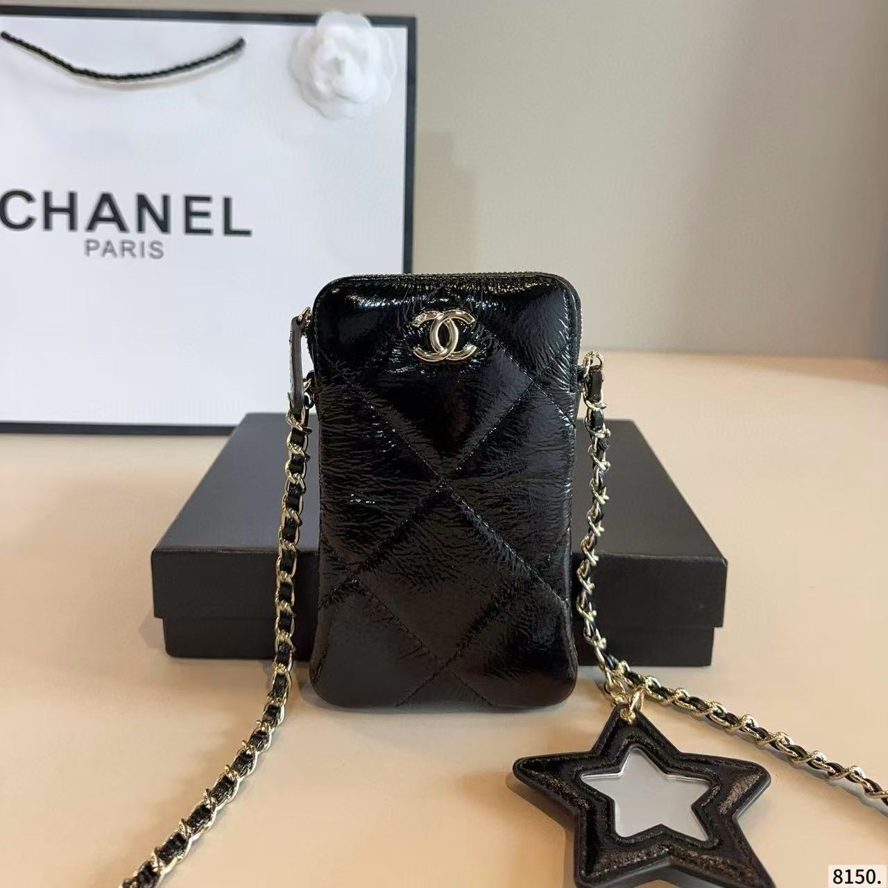 CHANE1 五芒星チェーンバッグ【50％割引+送料無料】