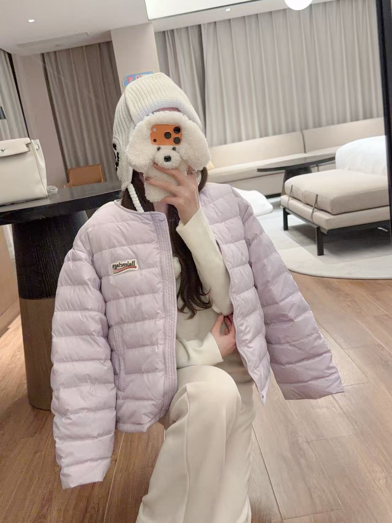 BALENC1AG ミニマリスト レター ダウンジャケット【50％割引+送料無料】