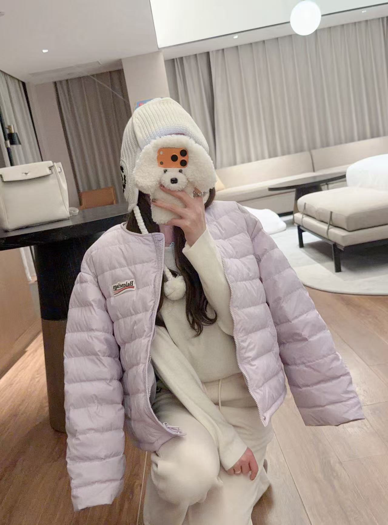 BALENC1AG ミニマリスト レター ダウンジャケット【50％割引+送料無料】