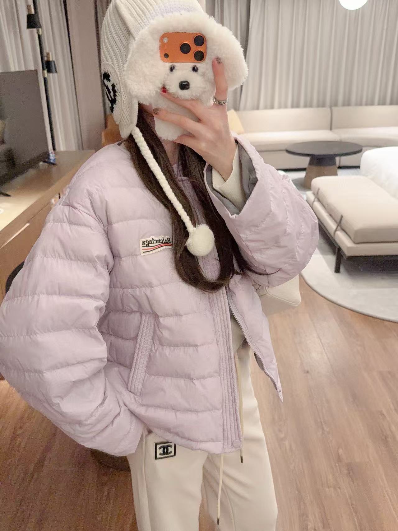 BALENC1AG ミニマリスト レター ダウンジャケット【50％割引+送料無料】