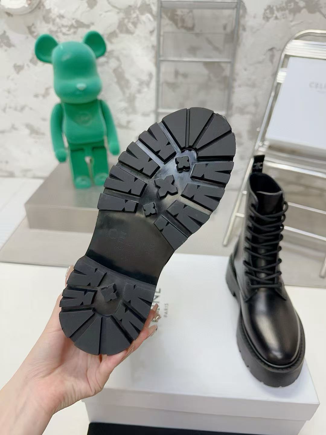 CEL1NE 高品質 凱旋門 厚底 アンクルブーツ【50％割引+送料無料】