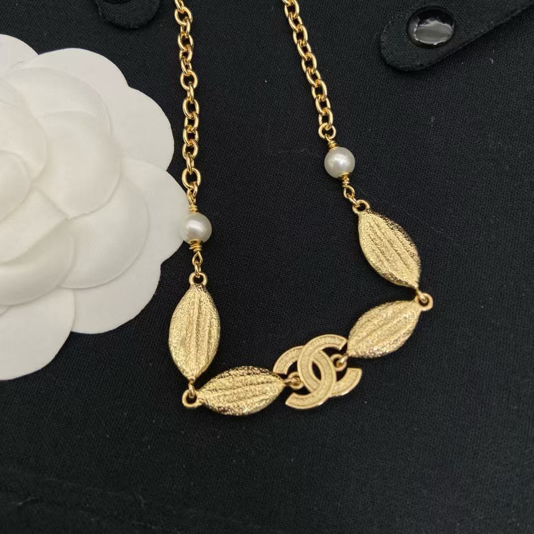 CHANE1 ダブルC ダイヤモンドネックレス【50％割引+送料無料】