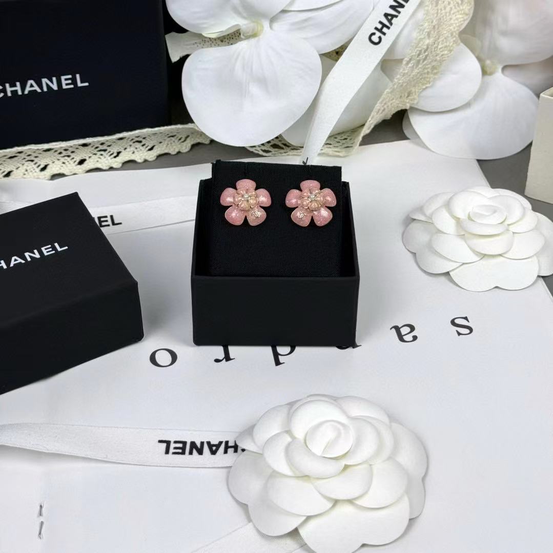 CHANE1 フラワーパールスタッドピアス【50％割引+送料無料】