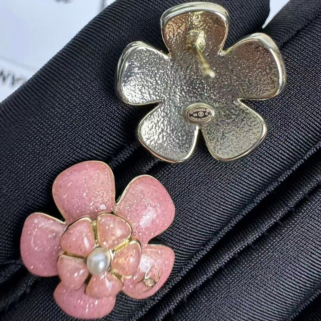 CHANE1 フラワーパールスタッドピアス【50％割引+送料無料】