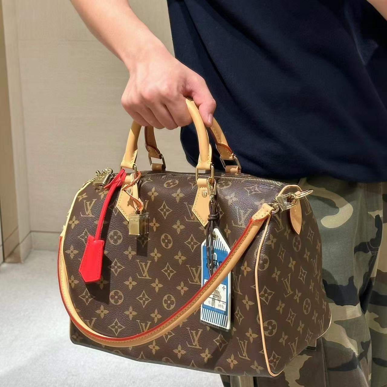 LVプリントハンドバッグ【50％割引+送料無料】