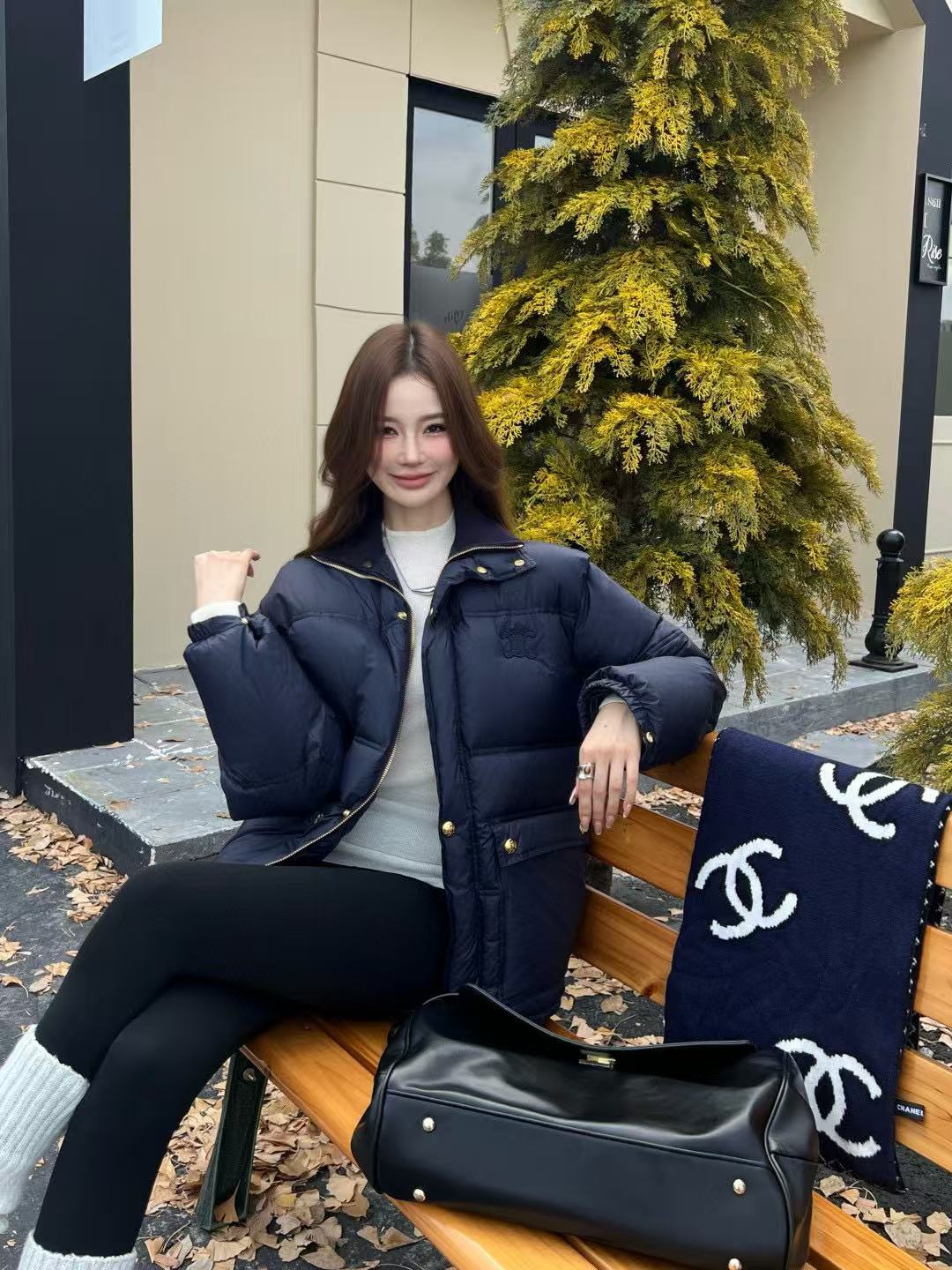 CEL1NE 凱旋門スタンドカラーダウンジャケット【50％割引+送料無料】