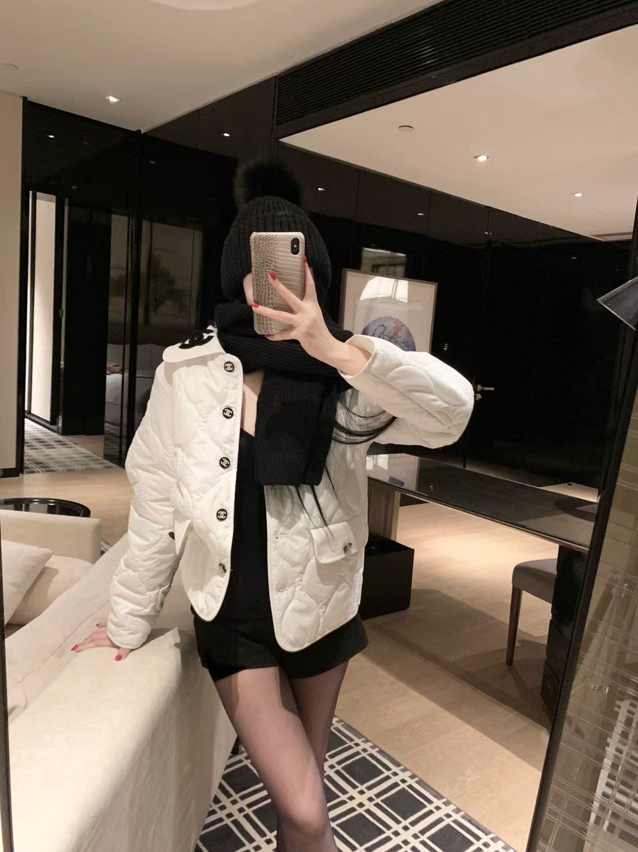 CHANE1 ダブルCボタンジャケット【50％割引+送料無料】