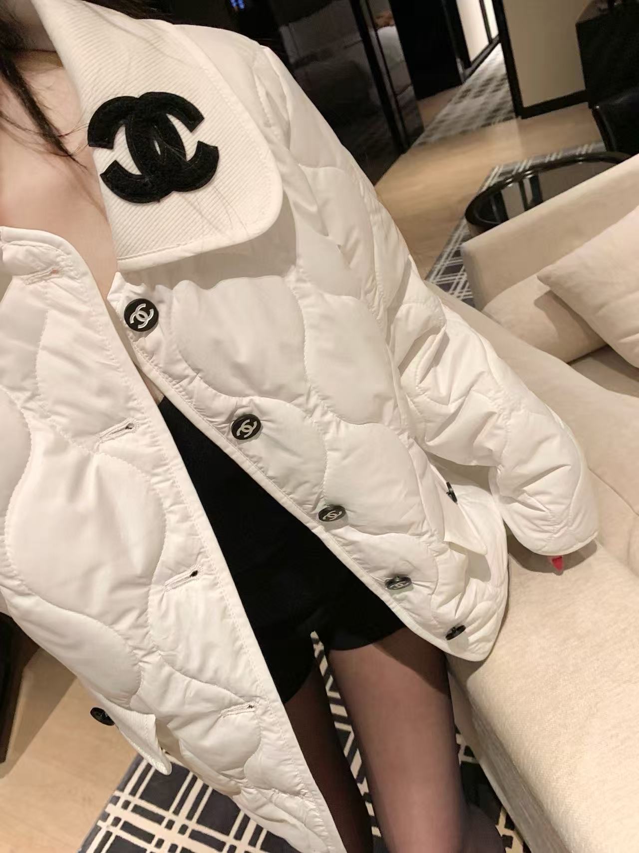 CHANE1 ダブルCボタンジャケット【50％割引+送料無料】