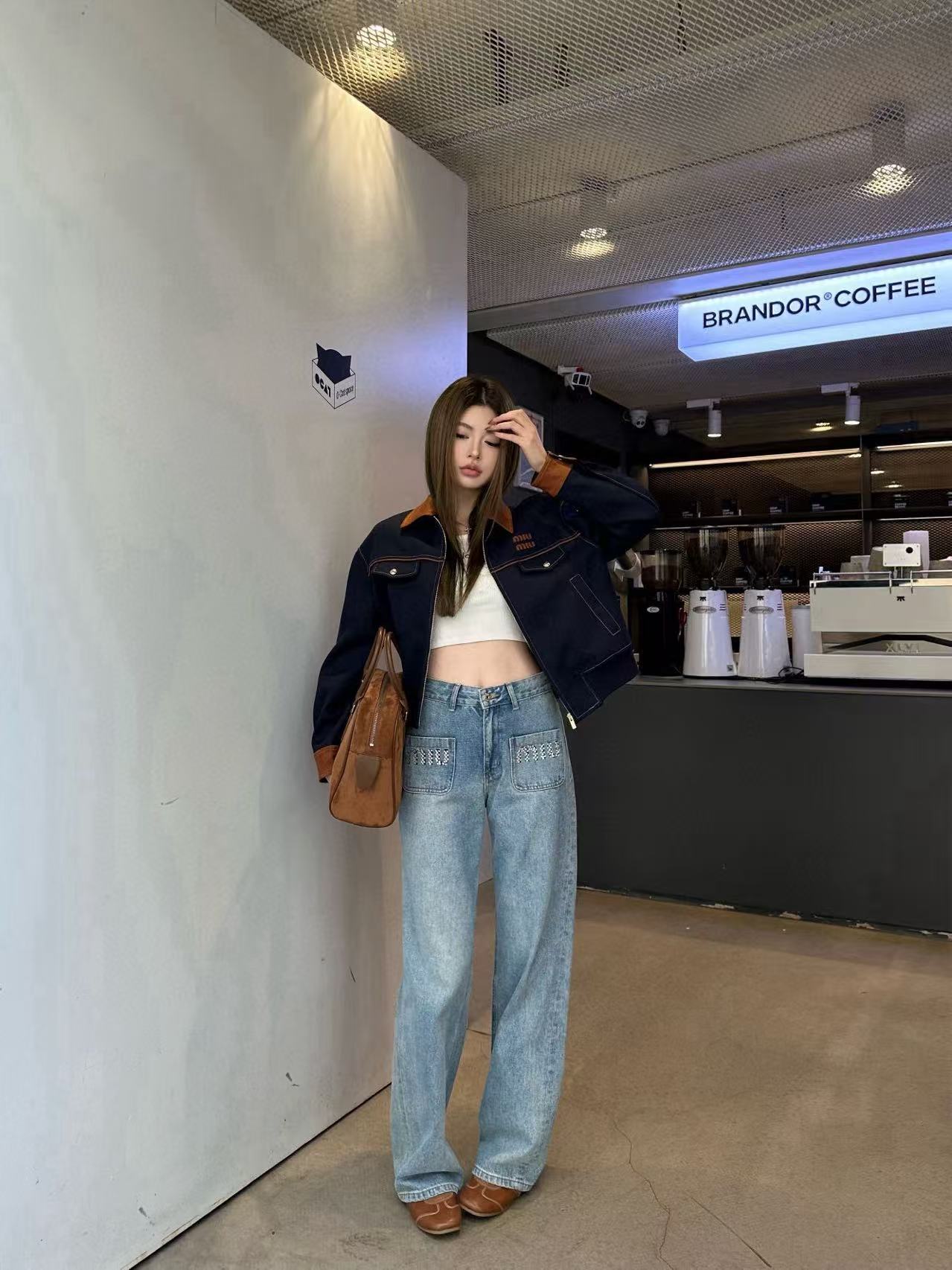 M1UM1U 襟付きレタージャケット【50％割引+送料無料】