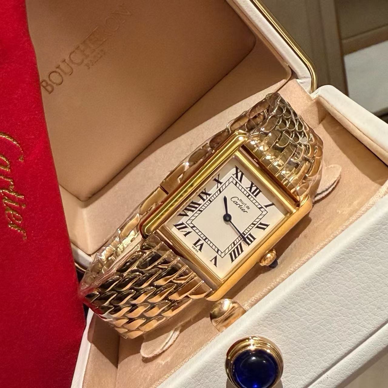 CART1ER スクエア スチールストラップ レディースウォッチ【50％割引+送料無料】