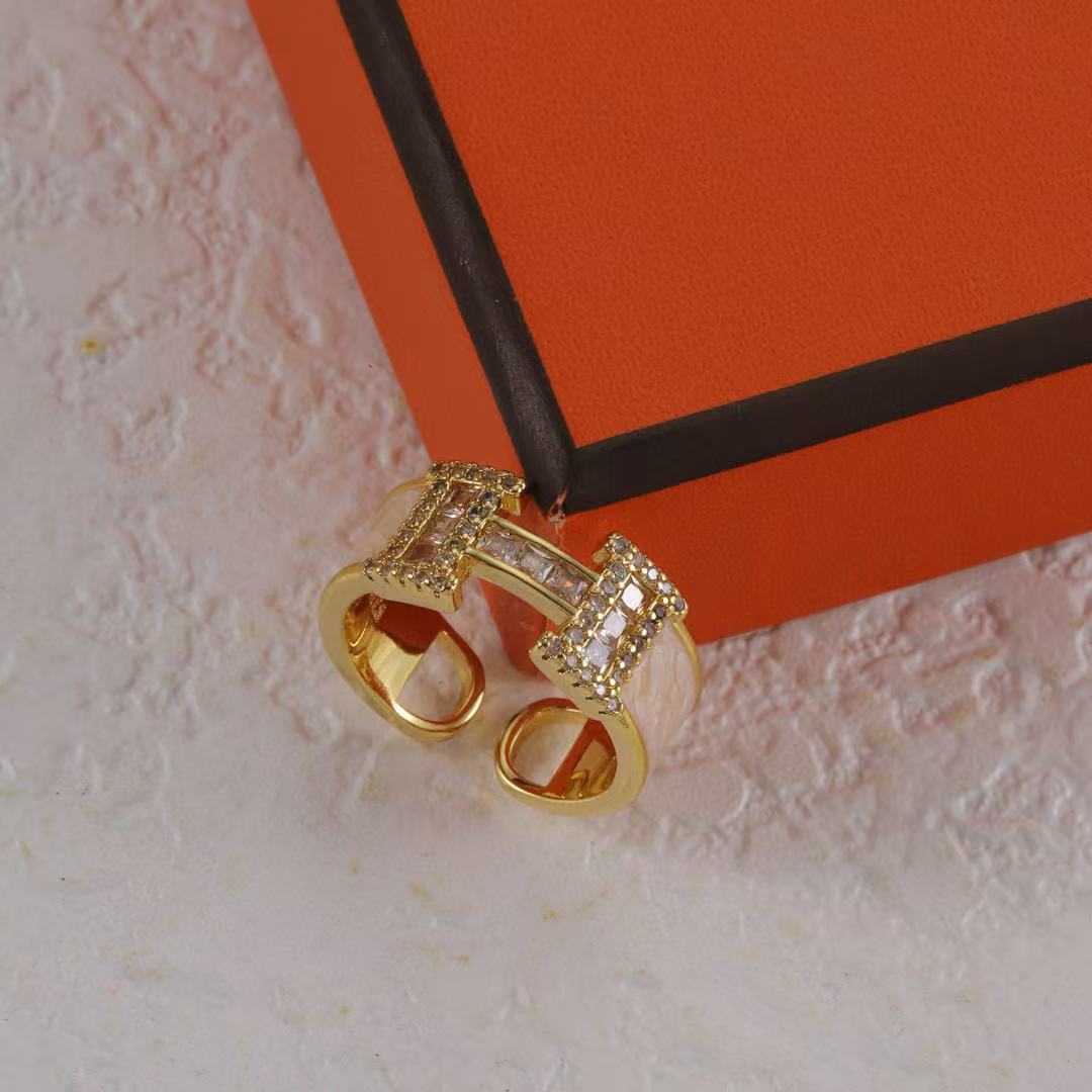 HERME5 ダイヤモンド Hリング【50％割引+送料無料】