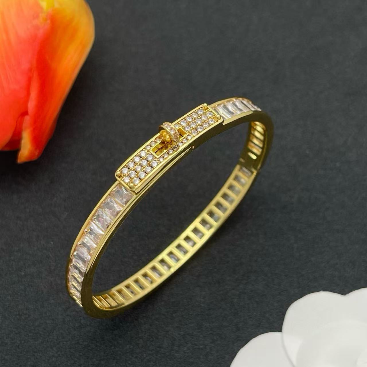 HERME5フルダイヤモンドブレスレット【50％割引+送料無料】