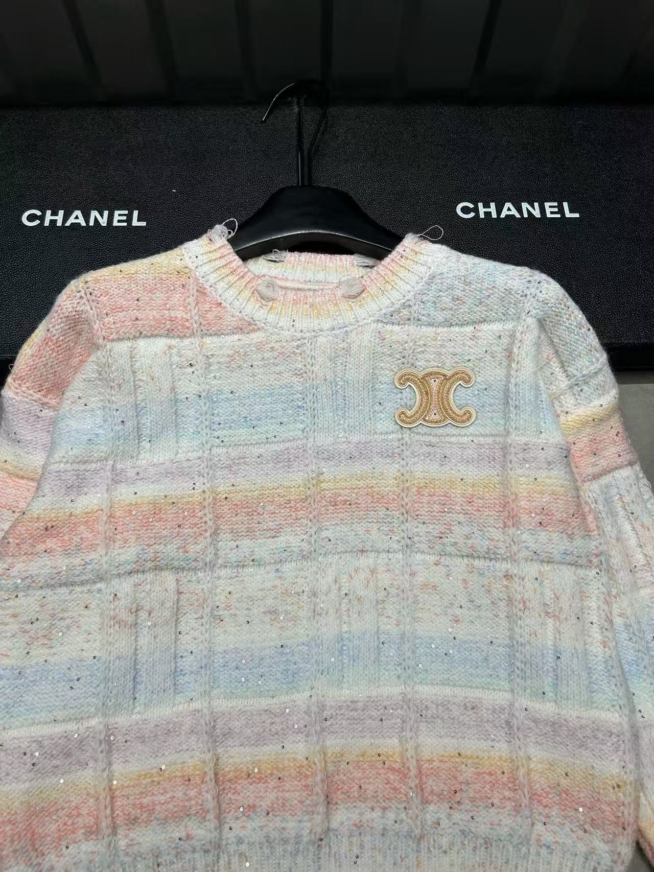 CEL1NE 凱旋門 グラデーション ウール セーター【50％割引+送料無料】