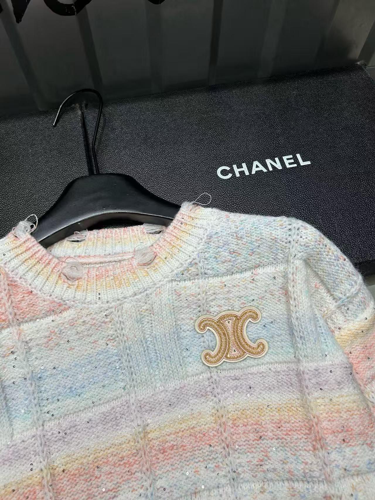 CEL1NE 凱旋門 グラデーション ウール セーター【50％割引+送料無料】