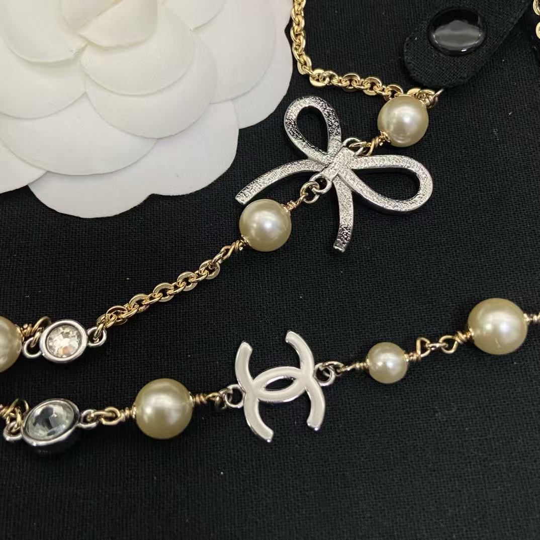 CHANE1 ボウパールネックレス【50％割引+送料無料】