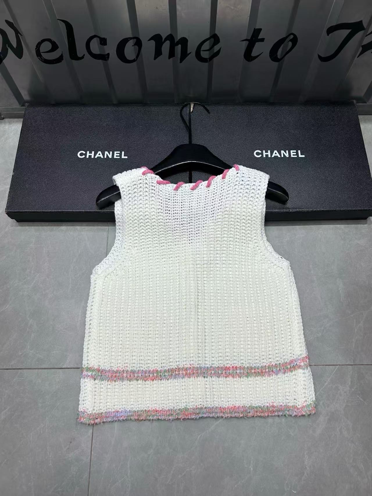 CHANE1 カラフルツーポケットウールベスト【50％割引+送料無料】