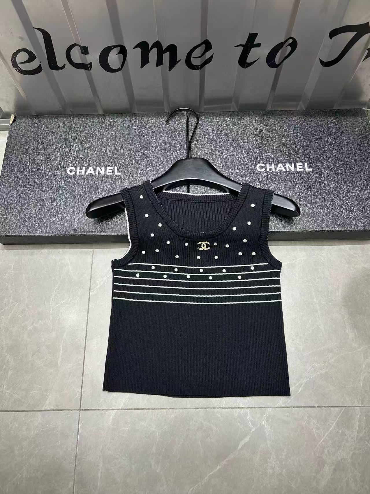 CHANE1 ダイヤモンドダブルCウールベスト【50％割引+送料無料】