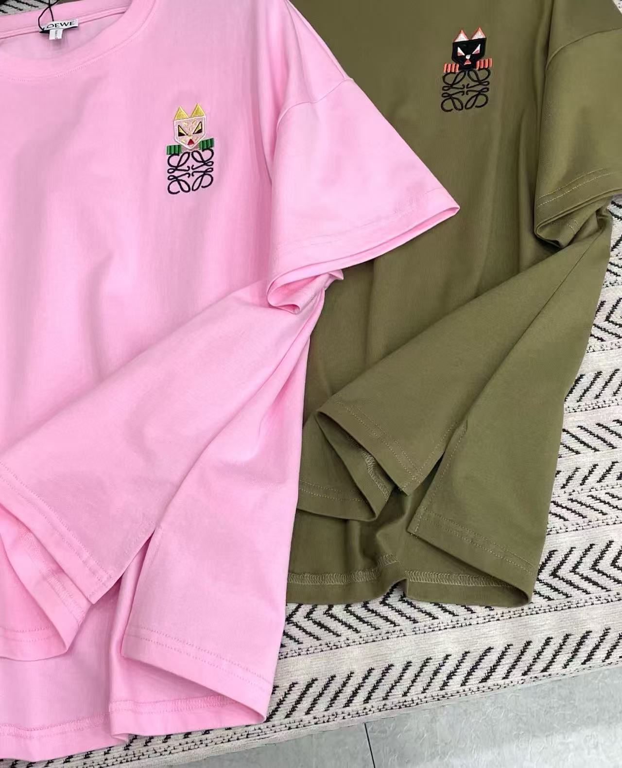 L0WEW 刺繍ロゴ Tシャツ【50％割引+送料無料】