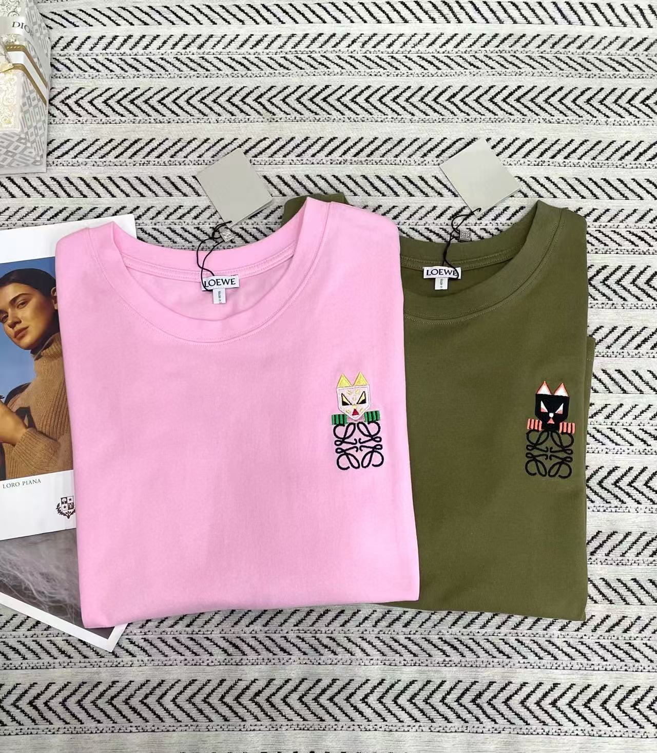 L0WEW 刺繍ロゴ Tシャツ【50％割引+送料無料】