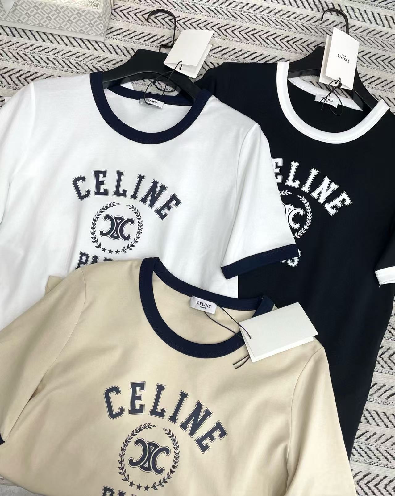 CEL1NE カラーブロック レター Tシャツ【50％割引+送料無料】