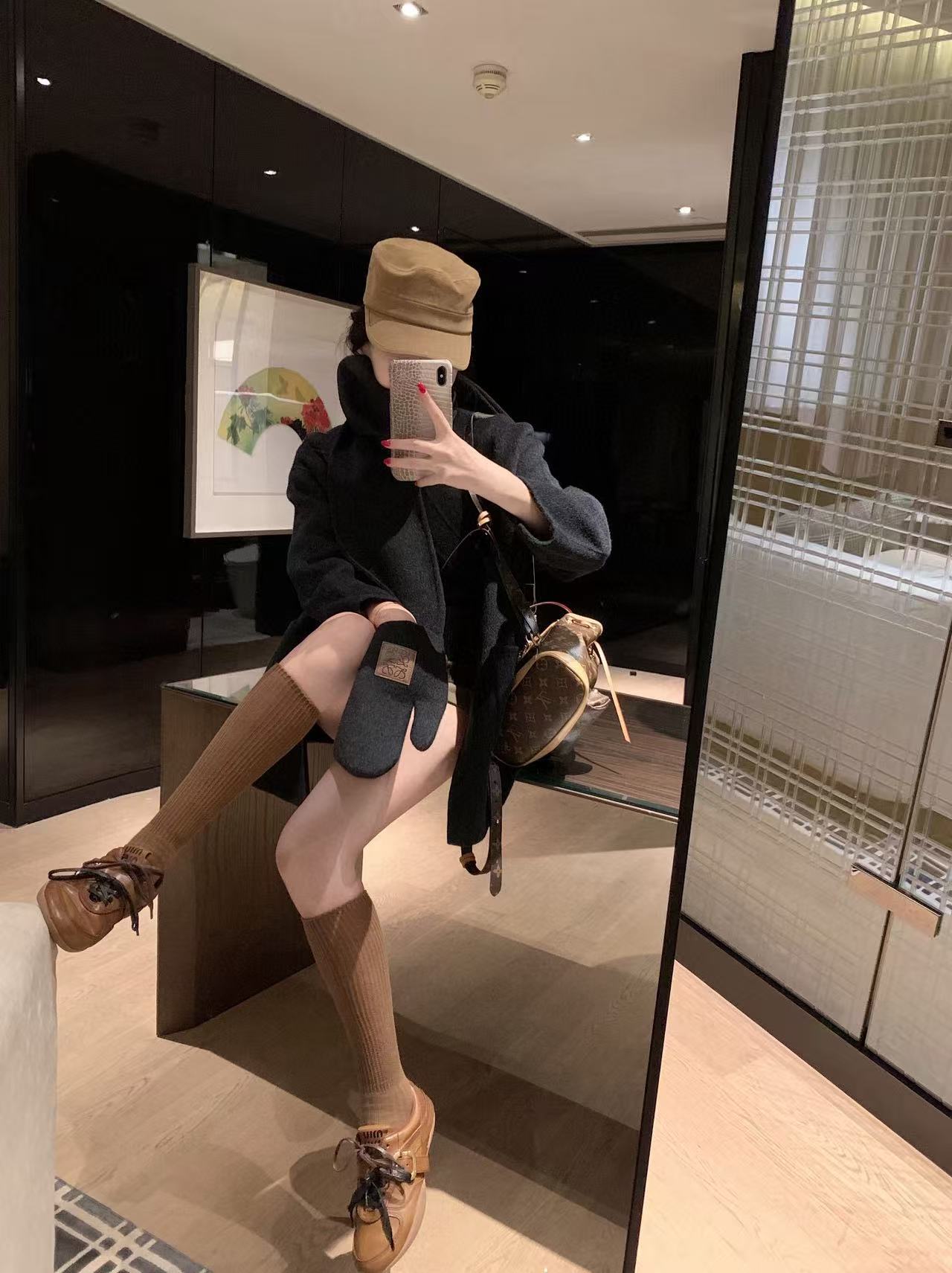 L0WEW カシミアスカーフ + コート【50％割引+送料無料】