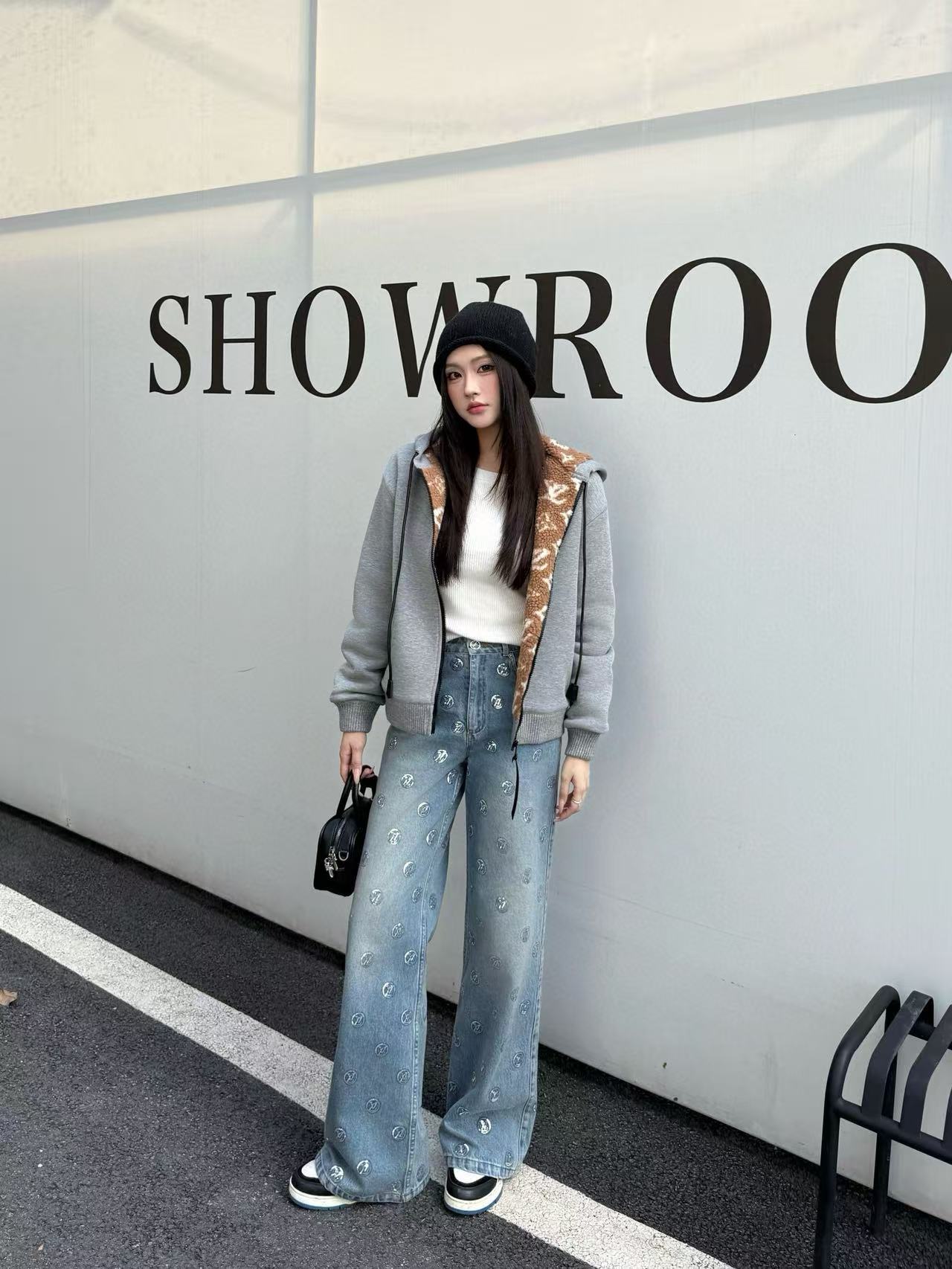 LV フード付きリバーシブルジャケット【50％割引+送料無料】