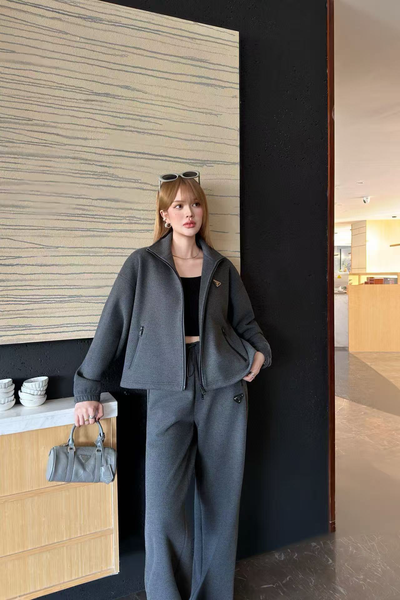 PR4DA ジップアップジャケット+パンツ ツーピースセット【50％割引+送料無料】