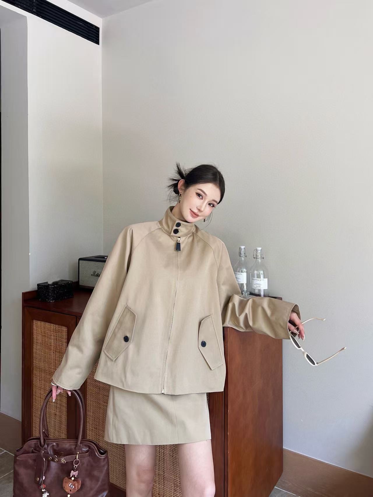 DIOR高品質シンプルジャケット+スカート ツーピースセット【50％割引+送料無料】