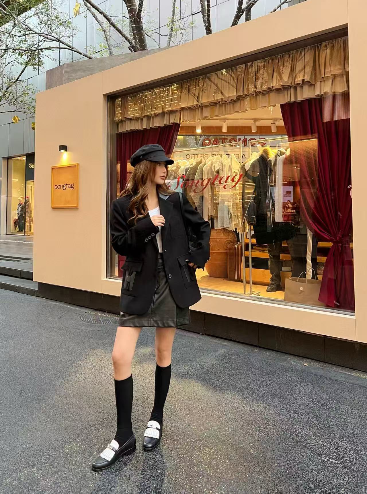 HERME5 ラペルスーツジャケット【50％割引+送料無料】